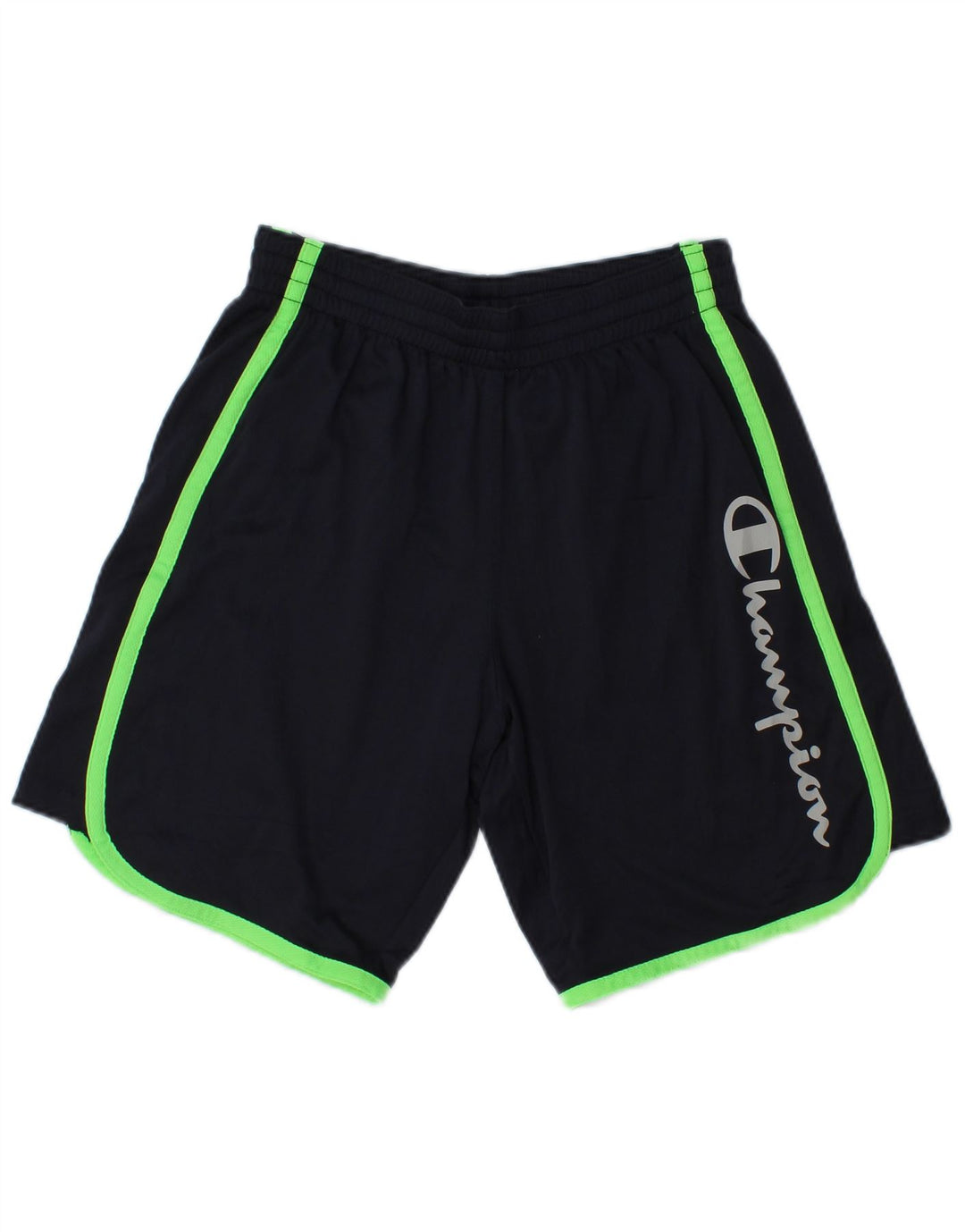CHAMPION Short de Sport Graphique Garçon 13-14 Ans XL Bleu Marine