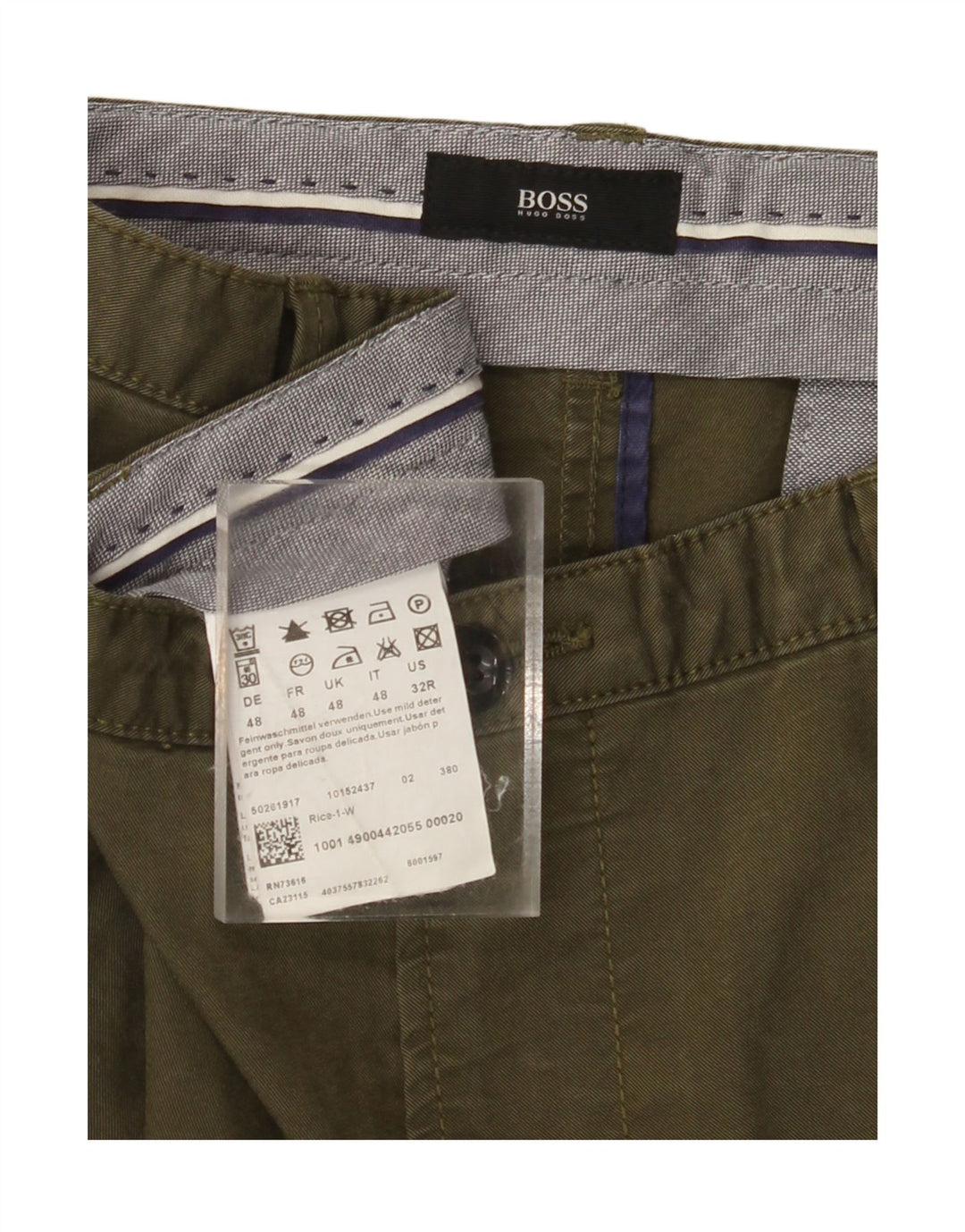Pantalon Chino Droit Homme IT 48 Moyen W32 L29