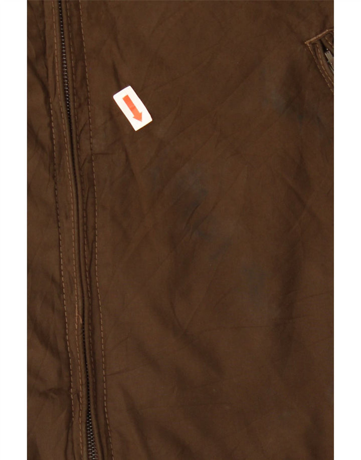 PUMA Mens Bomber Jacket UK 40 Large Brown Polyester Vintage Puma and Second-Hand Puma from Messina Hembry 