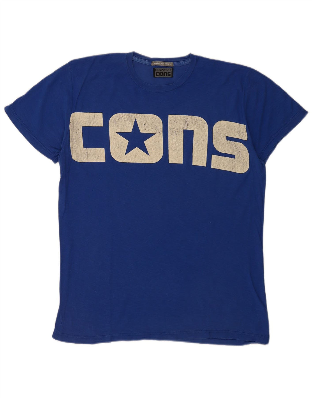 Converse T-shirt graphique pour hommes, grand, bleu