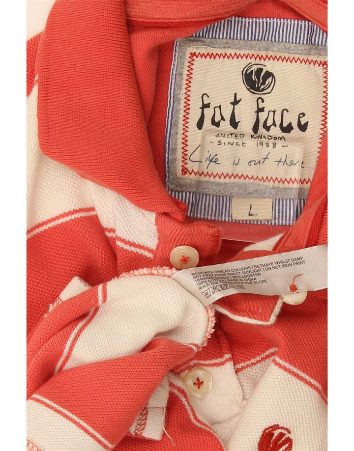Polo Homme Fat Face Grand Coton Rayé Rouge