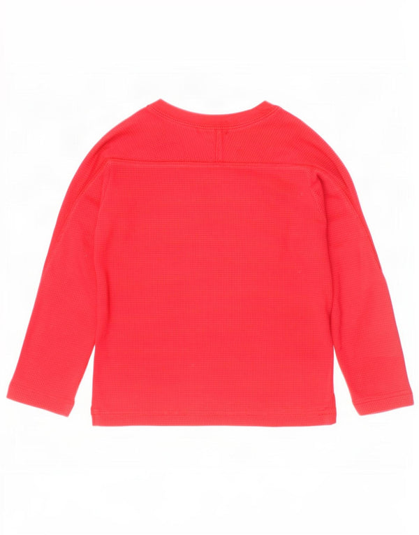 Polo Ralph Lauren Haut bébé garçon à manches longues 18-24 mois Rouge Coton
