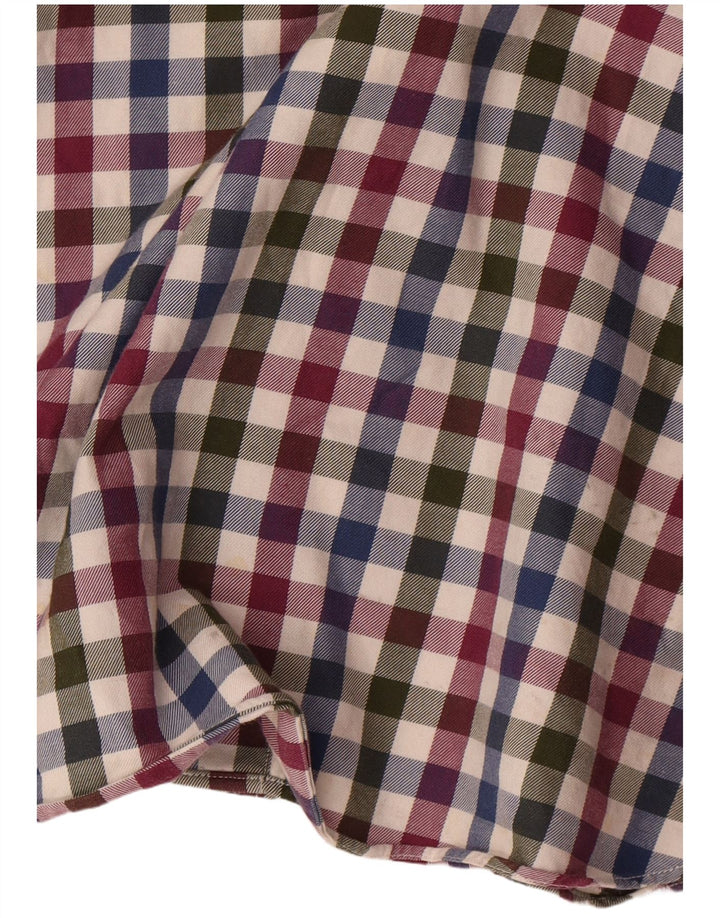 MASSIMO DUTTI Chemise Flanelle Homme Medium Multicolore Vichy Coton