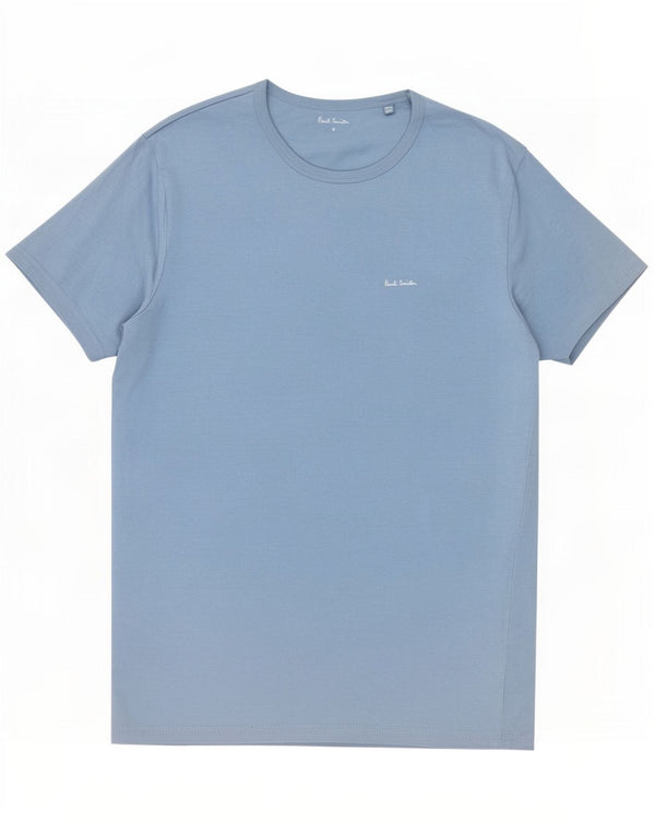 Paul Smith Mens T-Shirt Top Small Blue Cotton