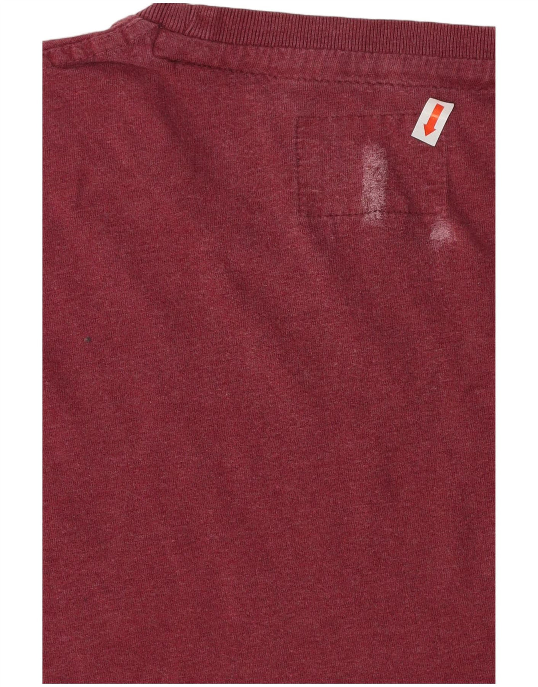 SUPERDRY T-Shirt Homme Coton Bordeaux Moyen