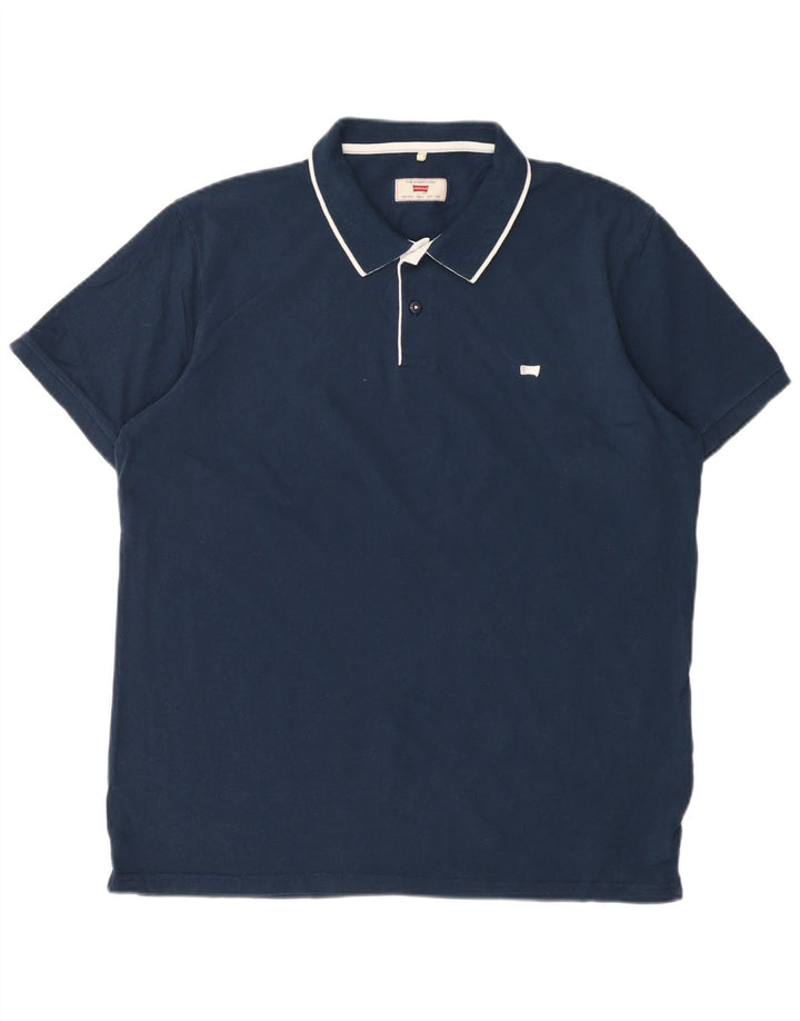 Carrera Polo Homme 2XL Bleu Marine Coton