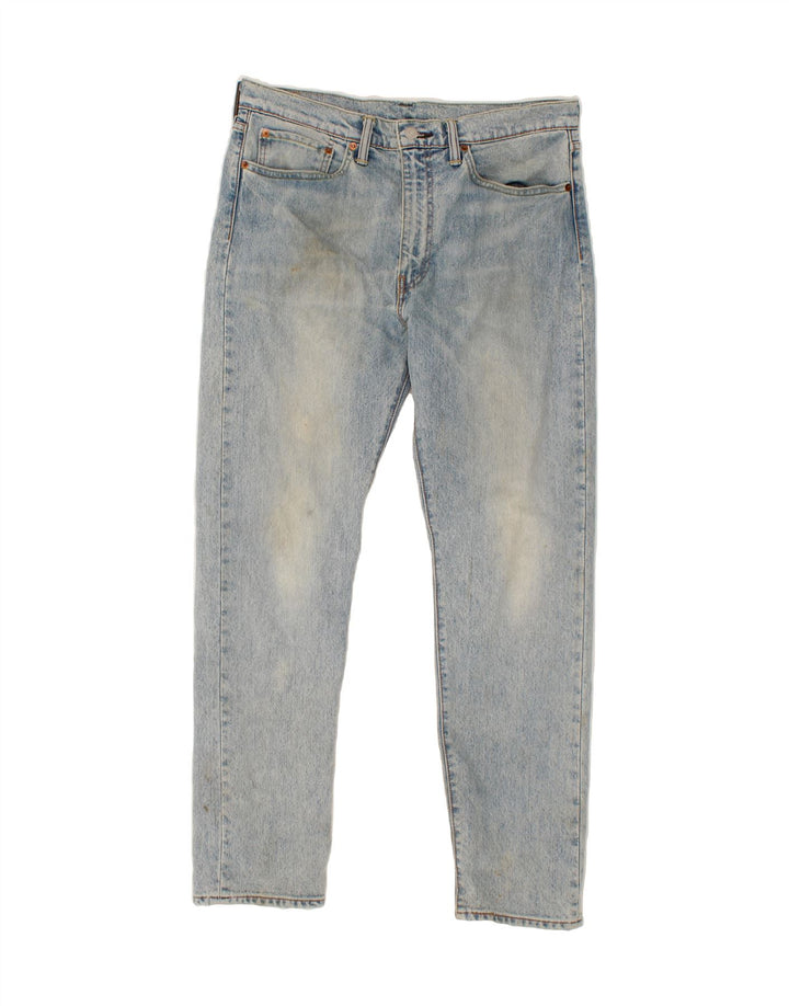 LEVI'S Mens 522 Slim Tapered Jeans W34 L32 Blue Cotton Vintage Levi's and Second-Hand Levi's from Messina Hembry 
