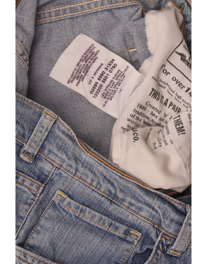 Levi's Jean Droit Femme W31 L28 Bleu Coton