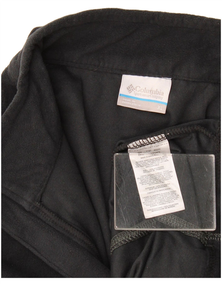 Columbia Pull Polaire à Col Zippé Homme XL Noir Polyester