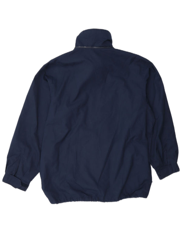 Fila Veste coupe-vent pour homme UK 40 Large Bleu Marine Polyester