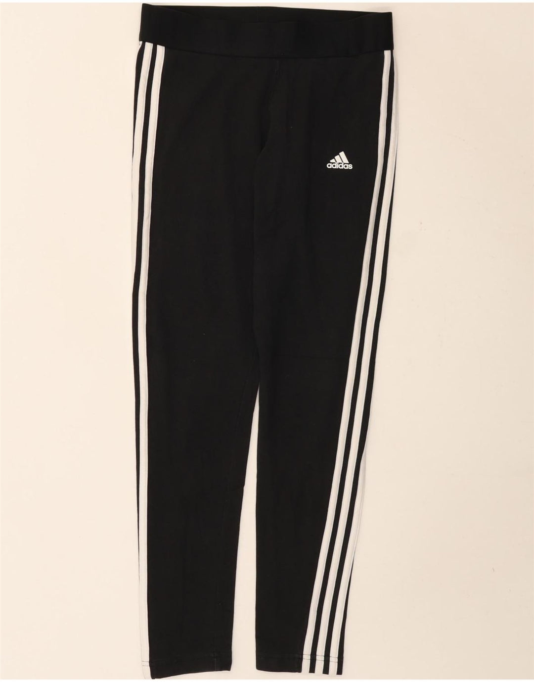 Adidas Leggings Femme UK 12/14 Moyen Noir