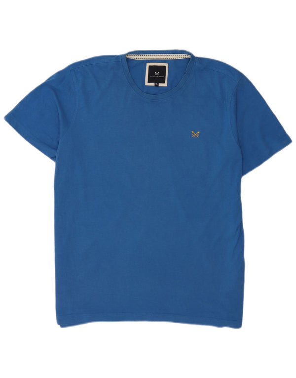 Crew Clothing T-shirt à manches courtes pour homme en coton bleu XL