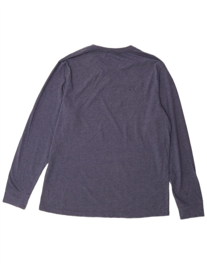 Eddie Bauer Haut à manches longues pour homme en coton bleu Taille L