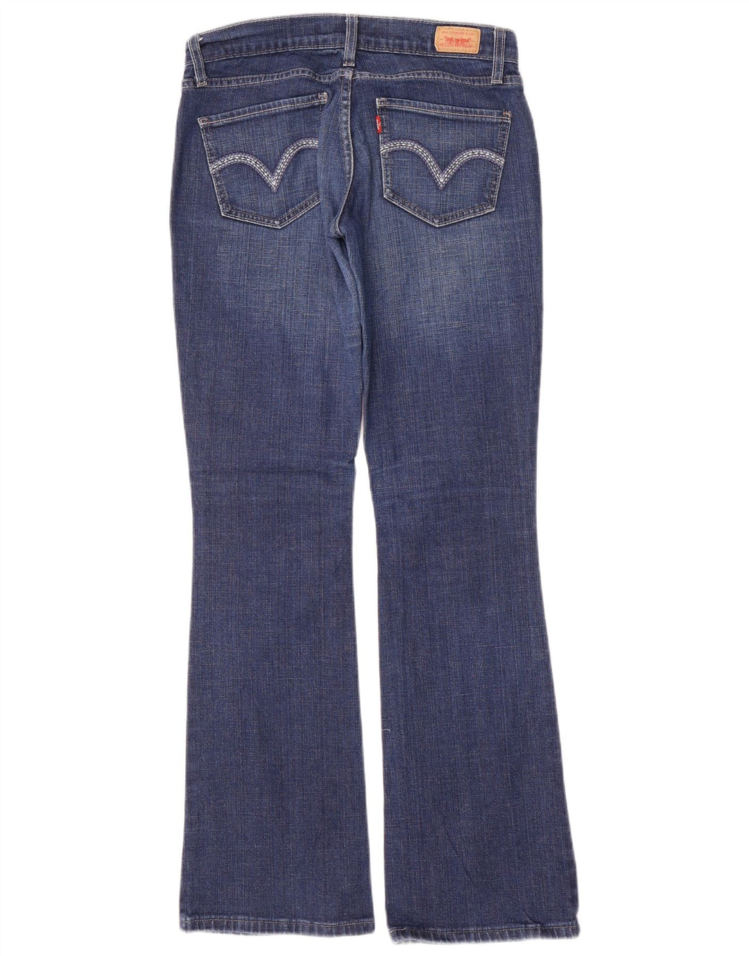 Levi's Jean bootcut taille basse 524 pour femme US 5 Medium W30 L32 Bleu Coton