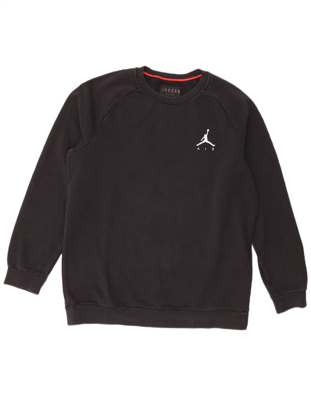 Jordan Sweat-shirt pour homme en coton noir Taille L