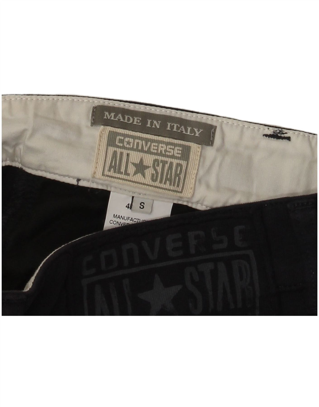 CONVERSE Short décontracté pour hommes petit W29 bleu marine en coton