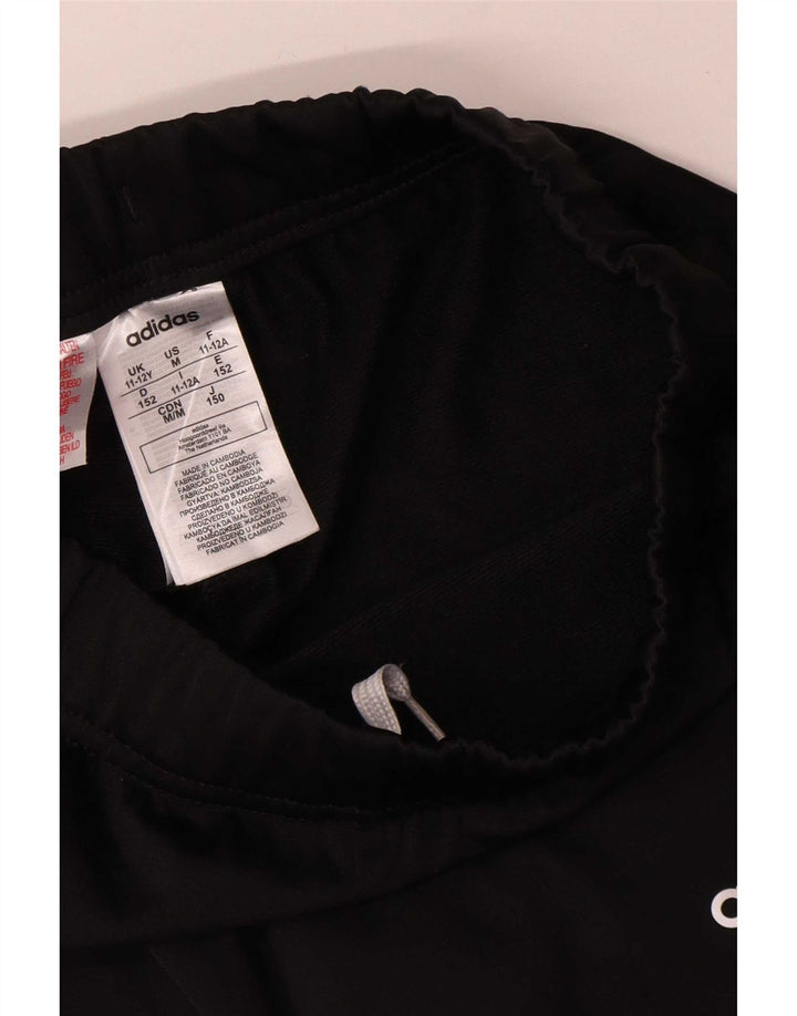 Adidas Pantalon de Survêtement Garçon Joggers 11-12 ans Noir Polyester
