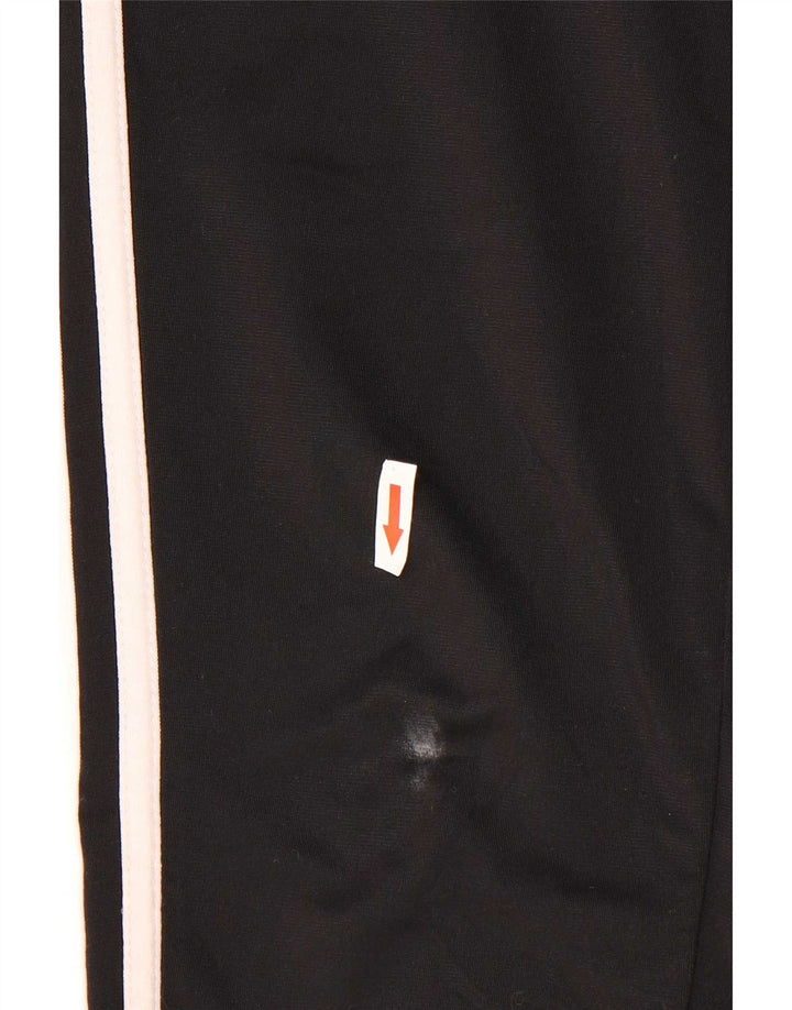 Adidas Pantalon de survêtement pour femme UK 8/10 Small Noir Polyester