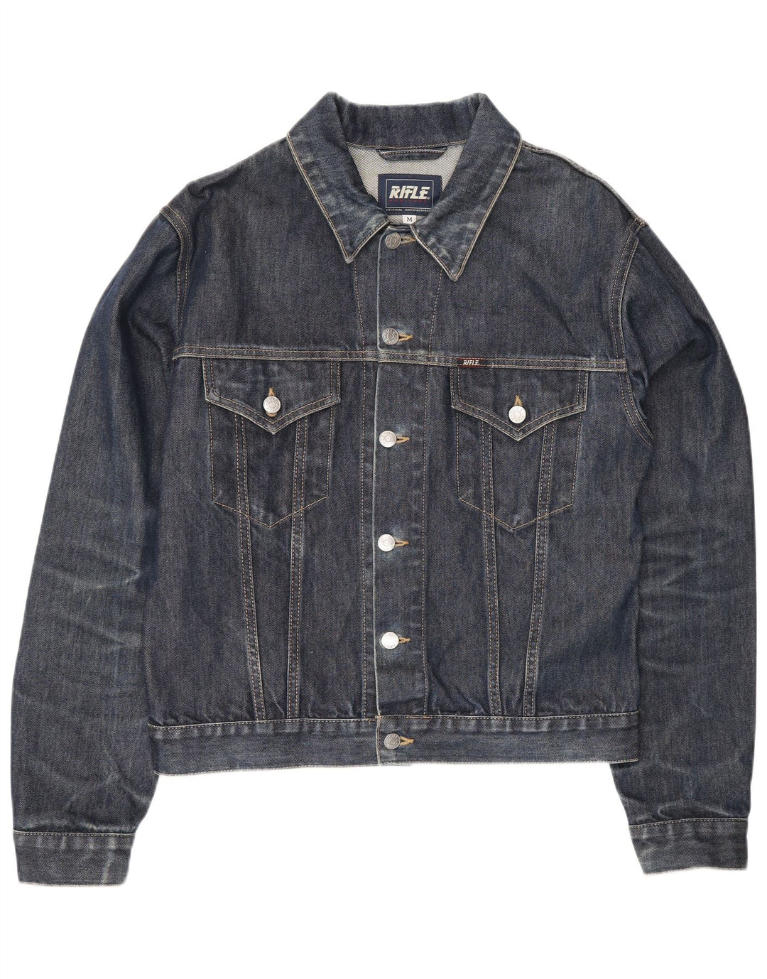 Rifle Veste en jean pour homme UK 38 Coton bleu marine moyen