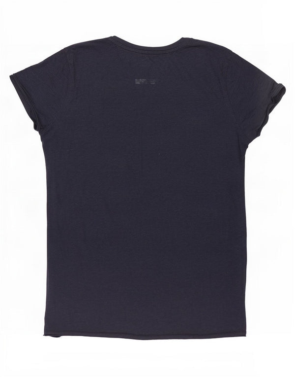 Tommy Hilfiger Womens T-Shirt Top UK 18 XL Navy Blue