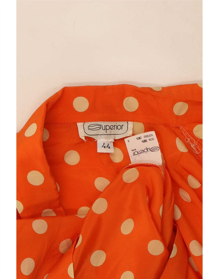 Superior Chemise courte à manches courtes pour femme IT 44 Orange moyen