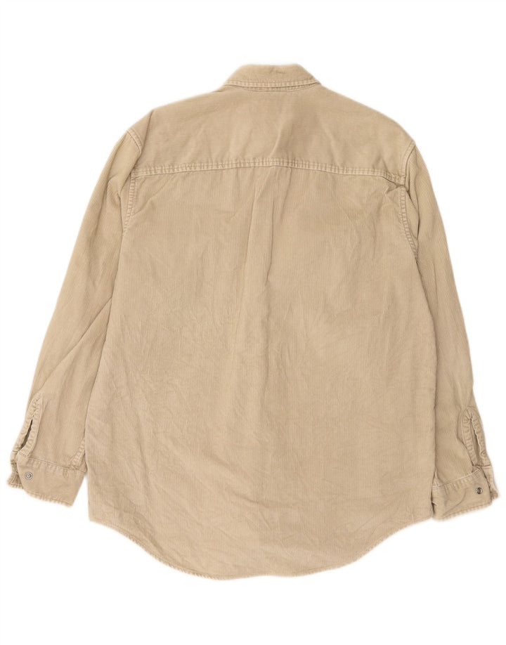 TIMBERLAND Chemise Velours Côtelé Homme Beige Moyen Coton