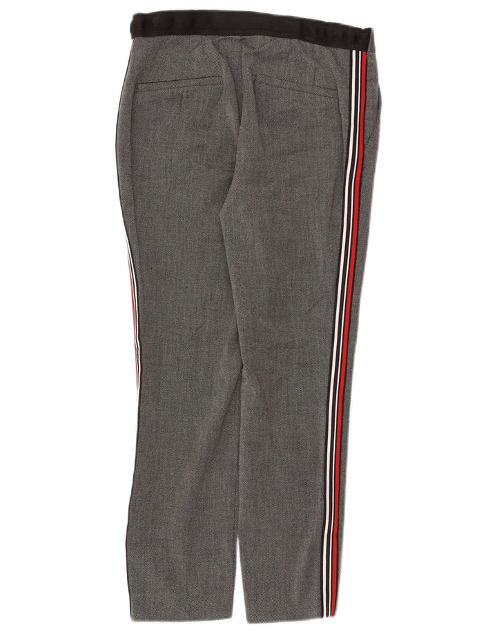 Pantalon court Zara Femme Moyen W28 L25 Gris Polyester