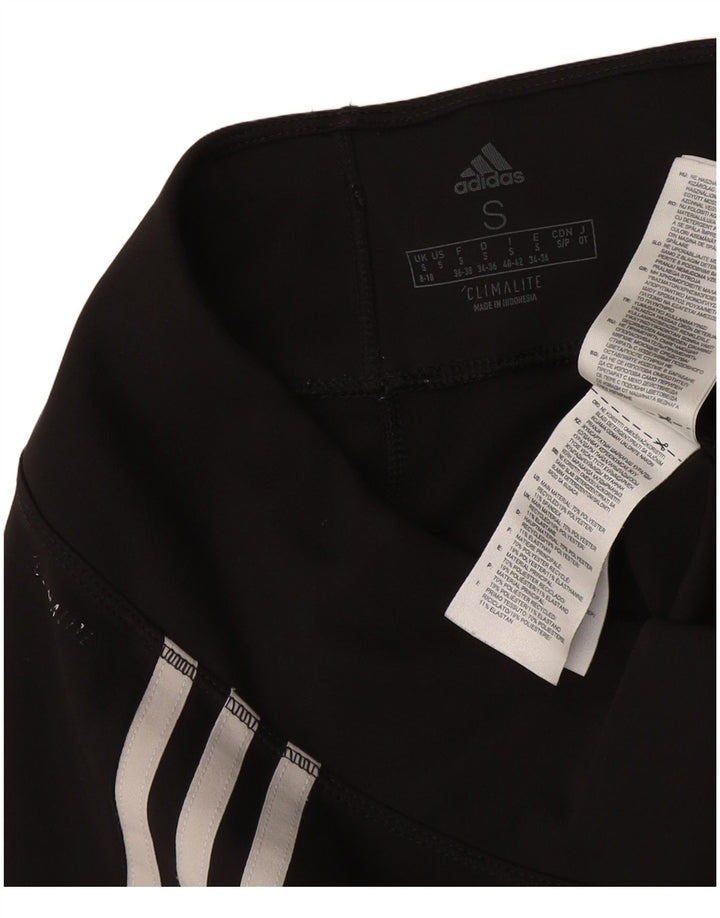 Adidas Climalite Leggings UK 8/10 Petit Noir Polyester