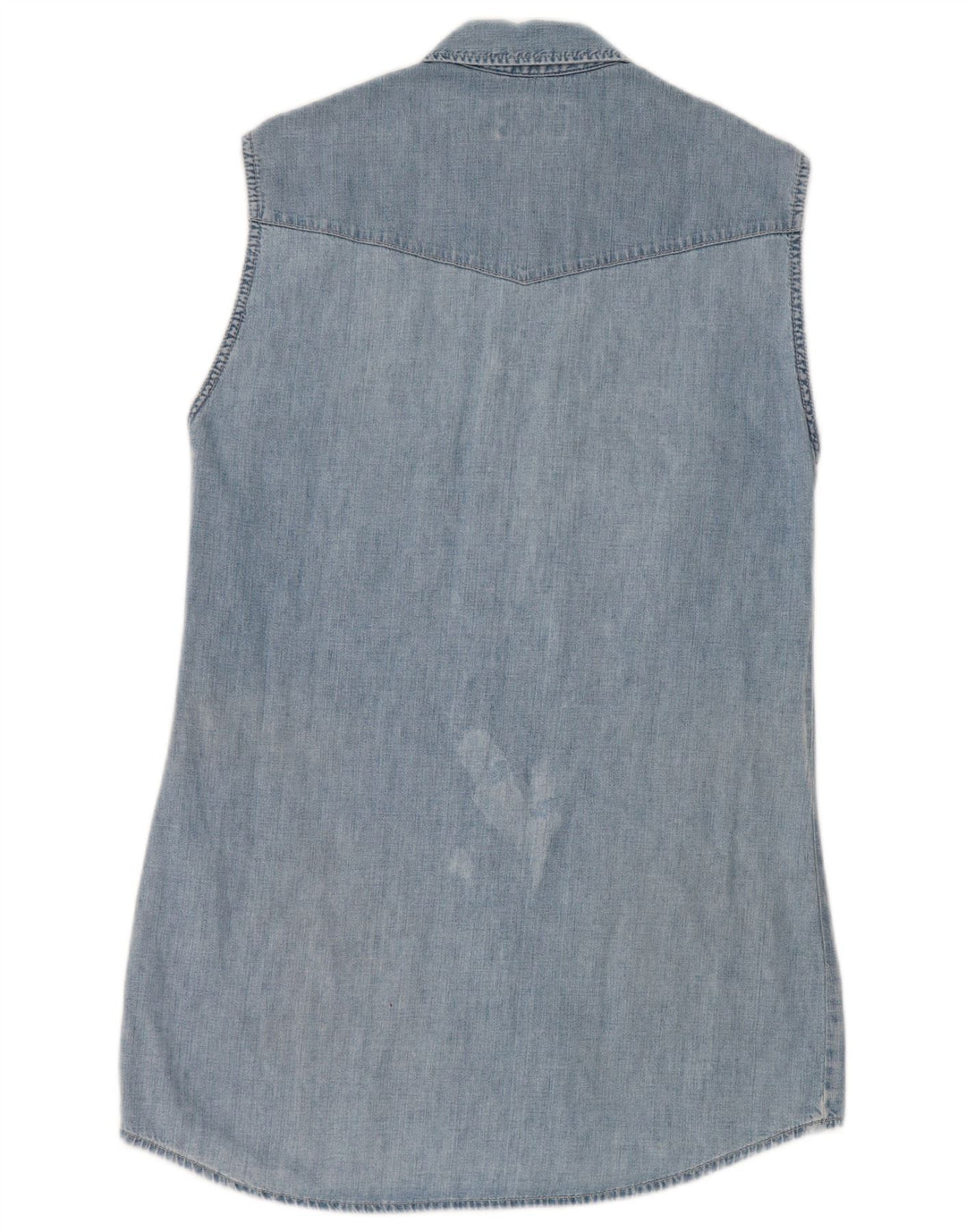 Mustang Robe en jean sans manches pour femme UK 44 Bleu moyen