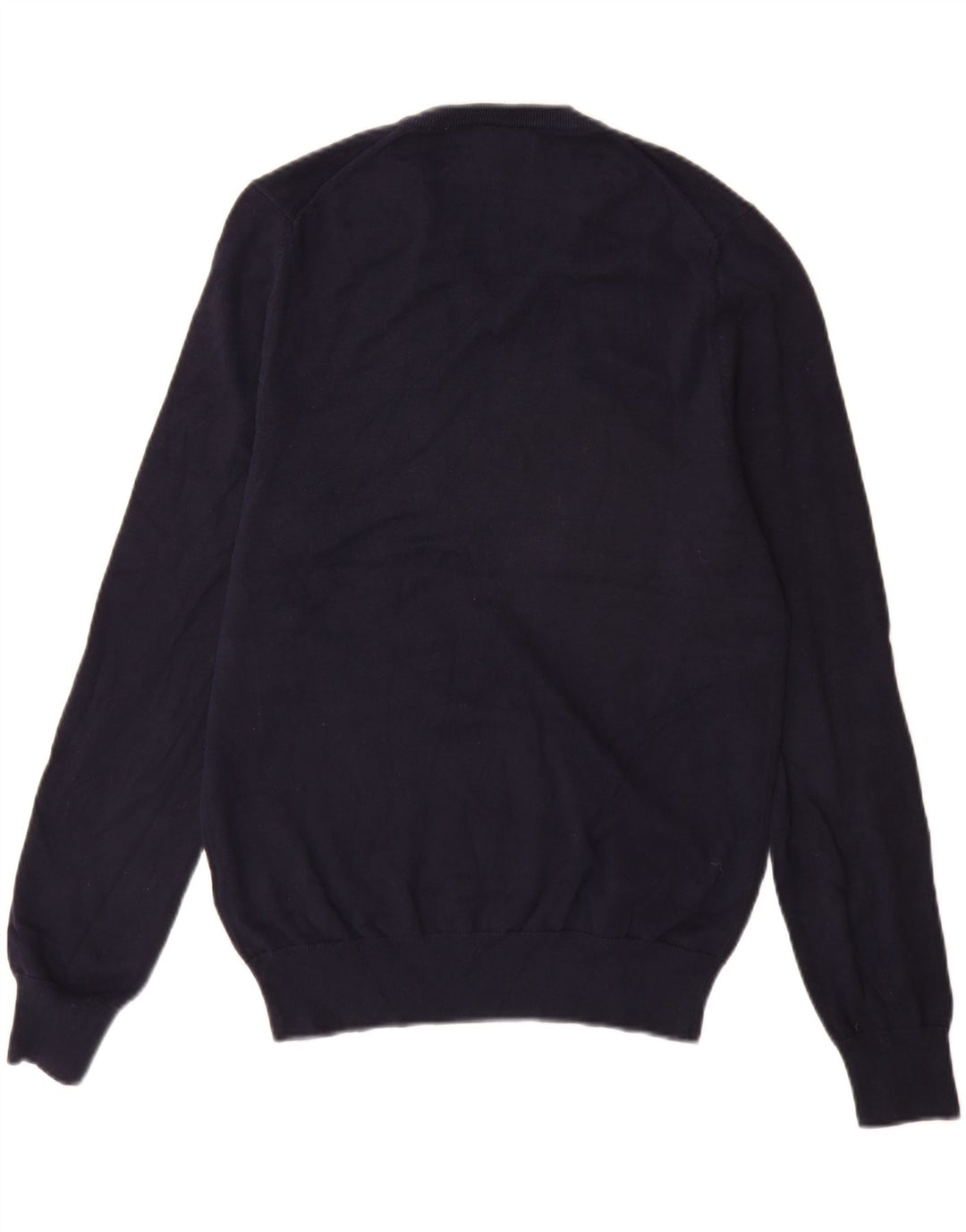 Marks & Spencer Pull col V pour homme en coton bleu marine Taille S