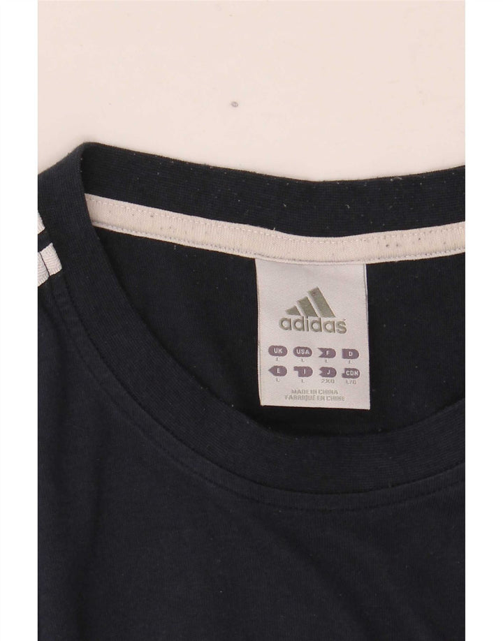 Adidas T-shirt graphique pour hommes, grand, bleu marine