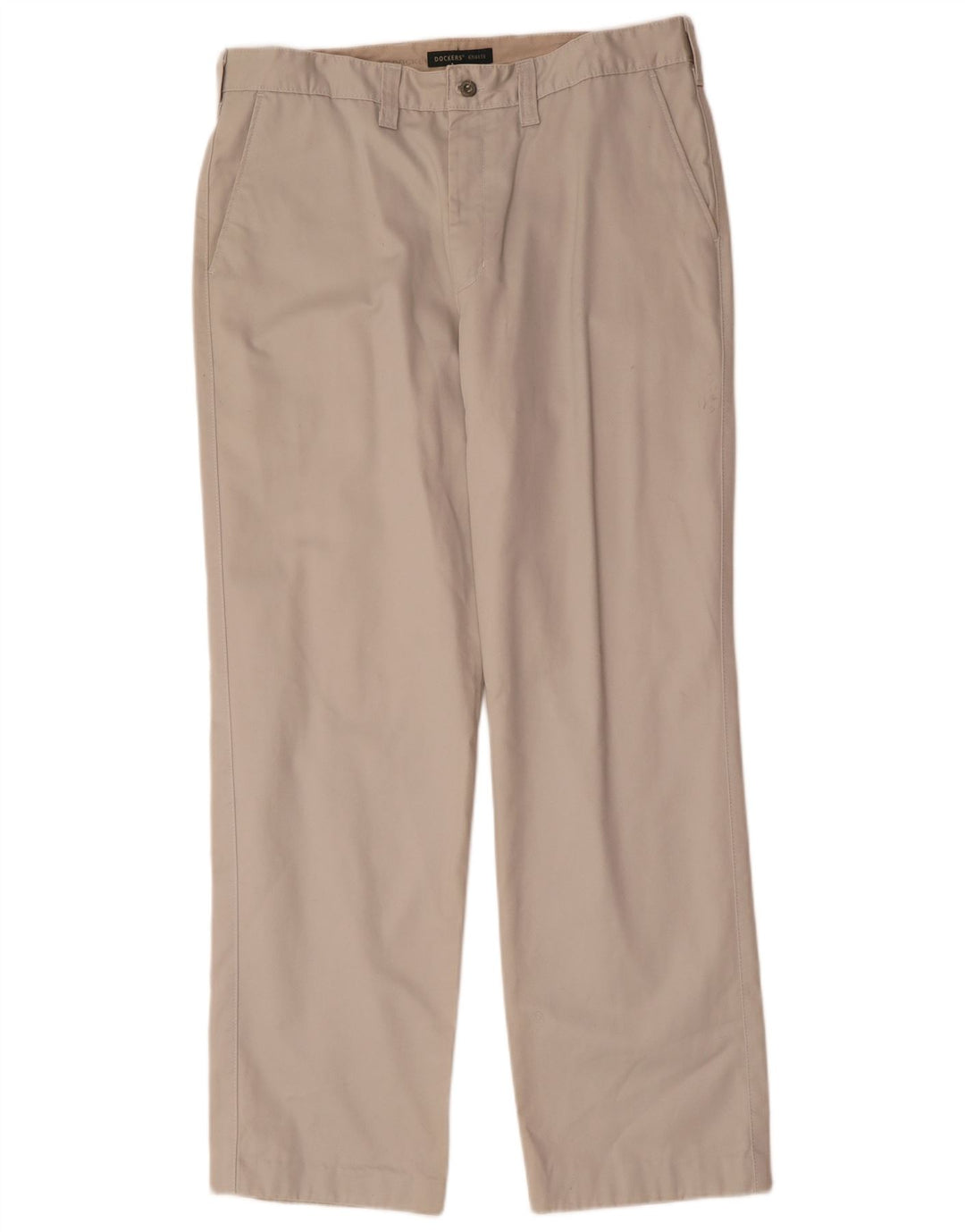 DOCKERS Pantalon Chino Droit Khakis Homme W36 L34 Beige Coton