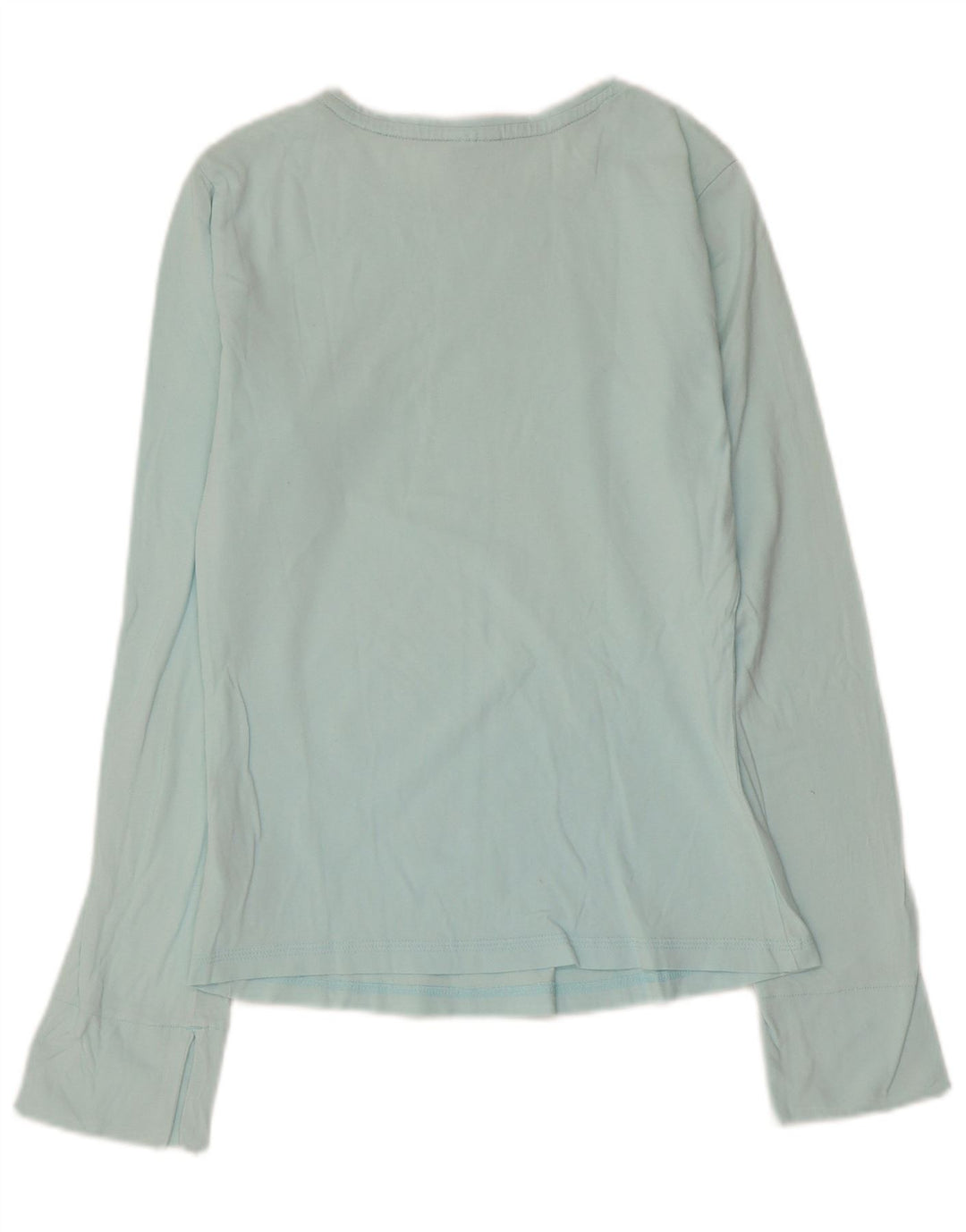 ADIDAS Haut à manches longues pour femme UK 10 Petit Bleu Coton