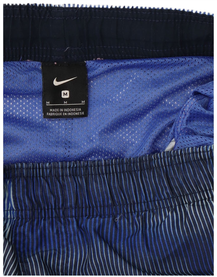 Nike Short de sport à fines rayures bleu moyen pour homme