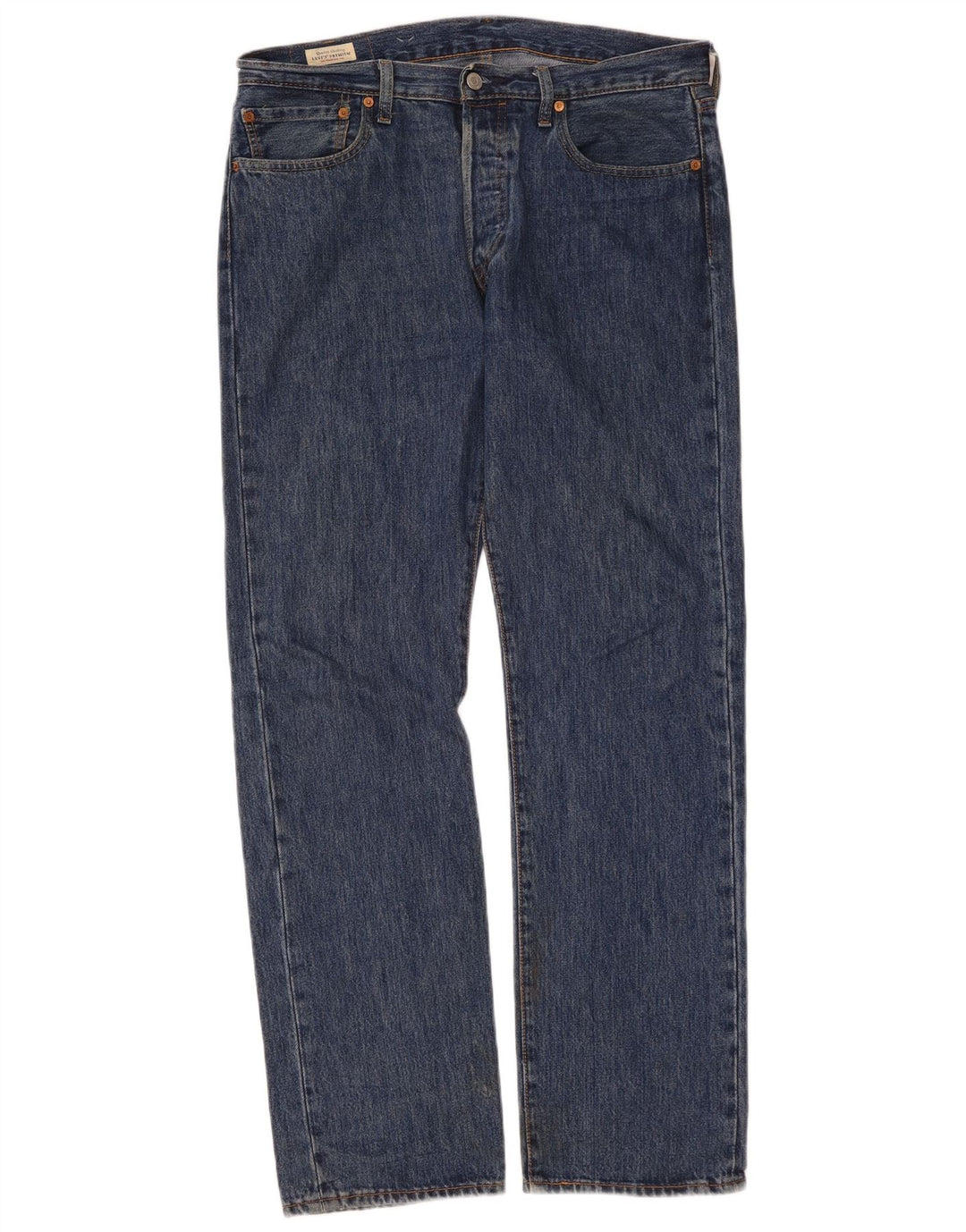 LEVI'S Jean Droit 501 Homme W33 L32 Bleu Coton