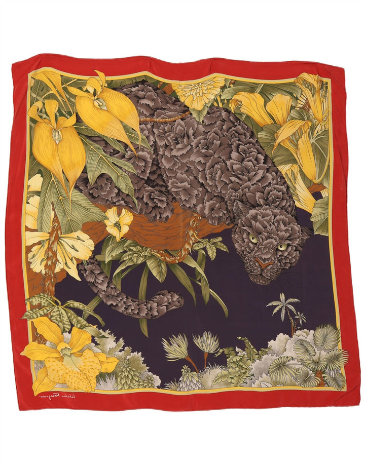 Salvatore Ferragamo Foulard Carré Femme Taille Unique Multicolore Bohème