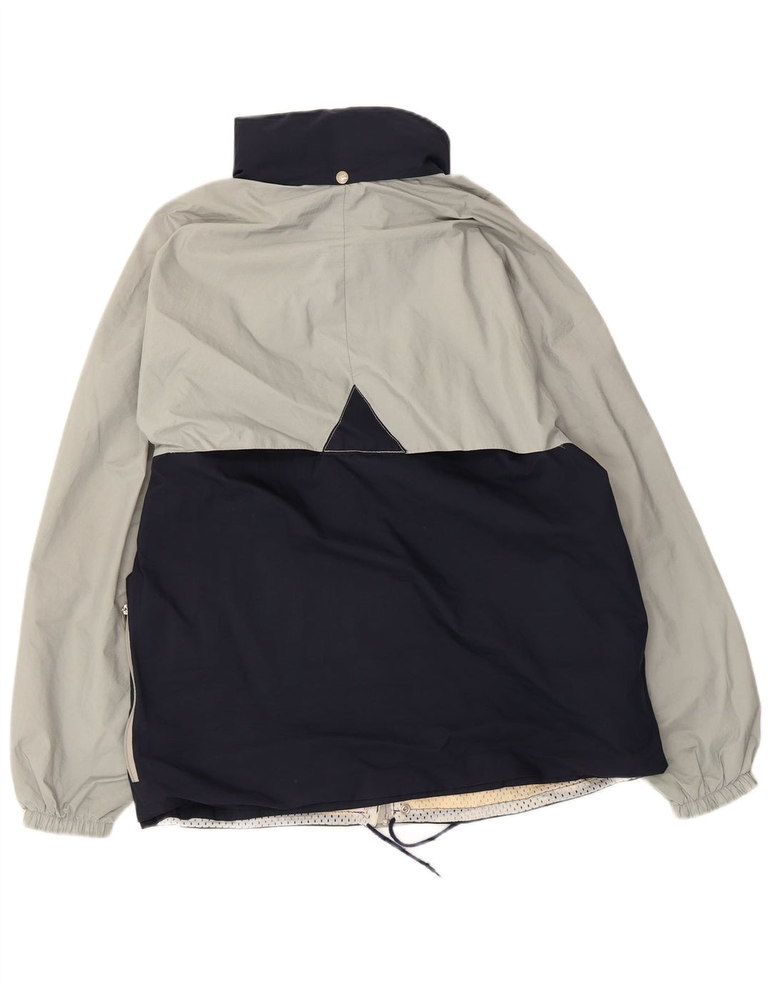K-Way Veste de pluie à capuche pour homme UK 38 Bleu marine moyen Polyester colour block
