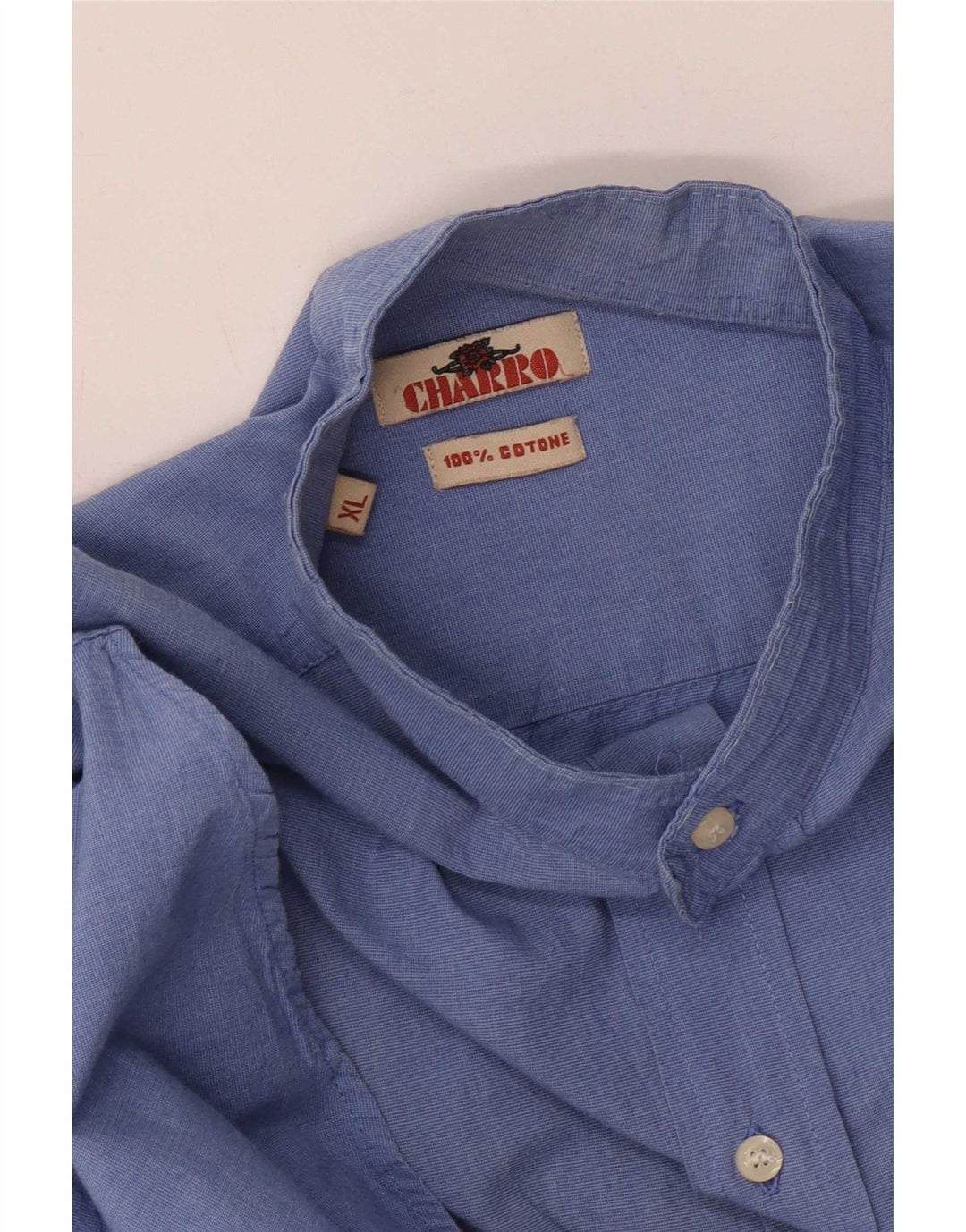 Charro Chemise Homme XL Bleu Coton