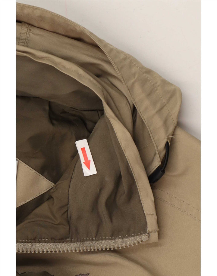 Jack Wolfskin Veste utilitaire à capuche pour femme UK 14/16 Large Kaki Polyester