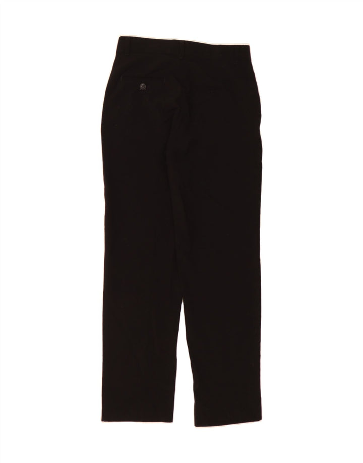 CHAPS Boys Straight Chino Trousers 13-14 Years W27 L27 Black Polyester Vintage Chaps and Second-Hand Chaps from Messina Hembry 