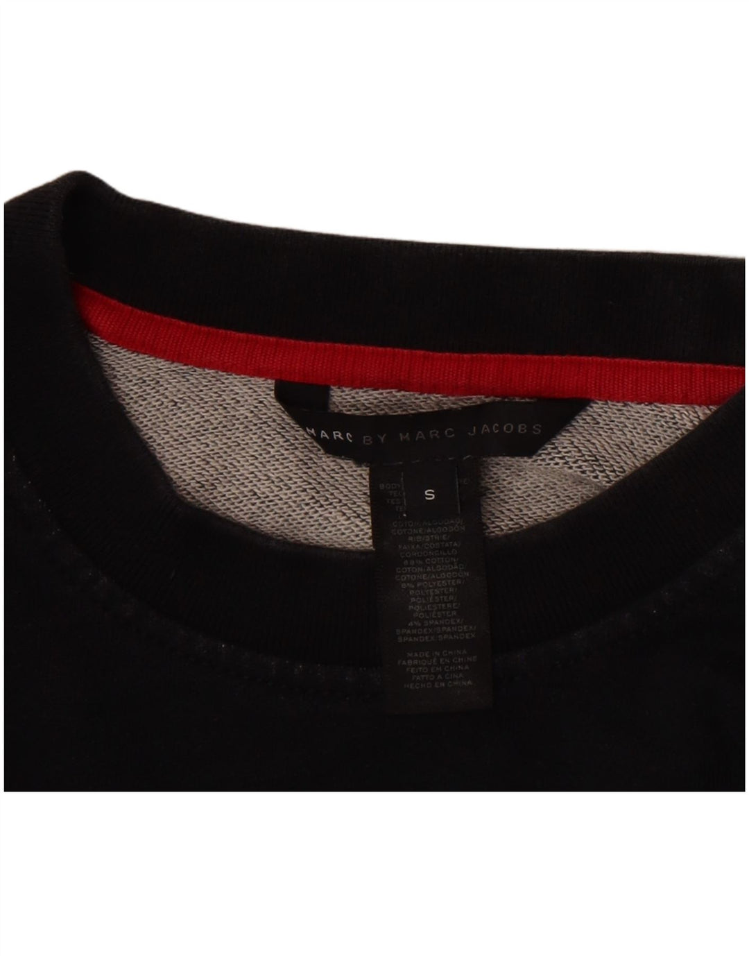 Marc Jacobs Sweat-shirt graphique pour homme en coton bleu marine Taille S