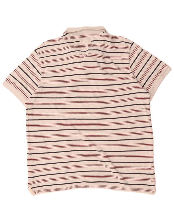 Polo Homme Fat Face XL Gris Rayé Coton