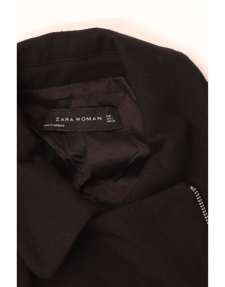 Zara Manteau Femme UK 14 Large Noir