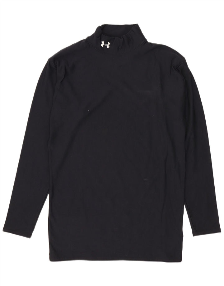 Under Armour Haut à Manches Longues Homme Bleu Marine Moyen Nylon