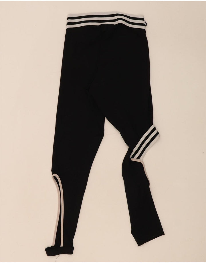 Adidas Femmes Rita Ora Leggings UK 8 Petit Noir Colorblock Polyester