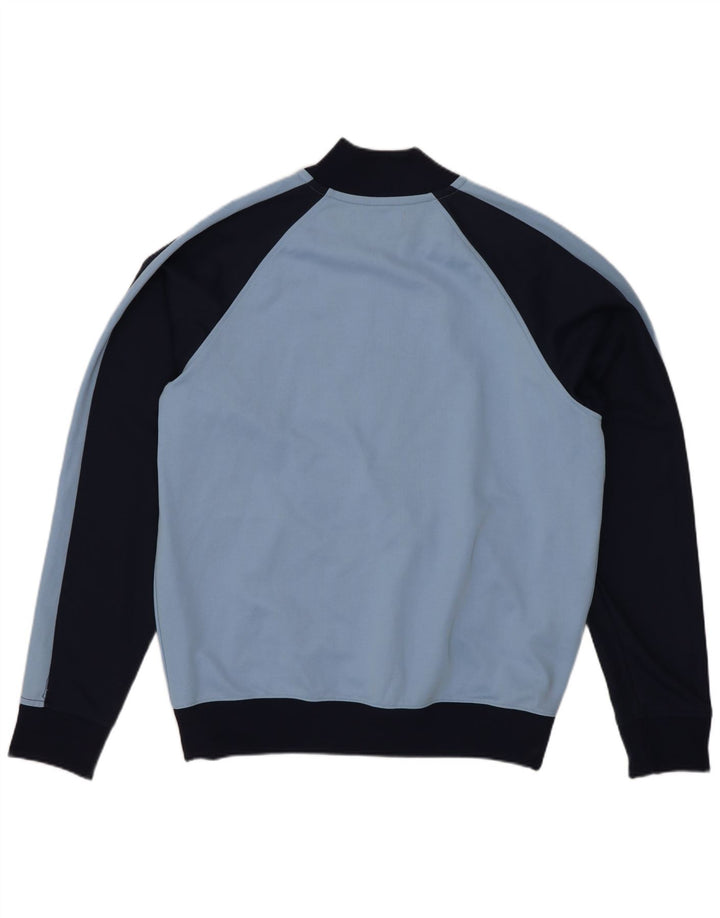 Fred Perry Veste de survêtement pour homme Bleu moyen Colourblock Sports
