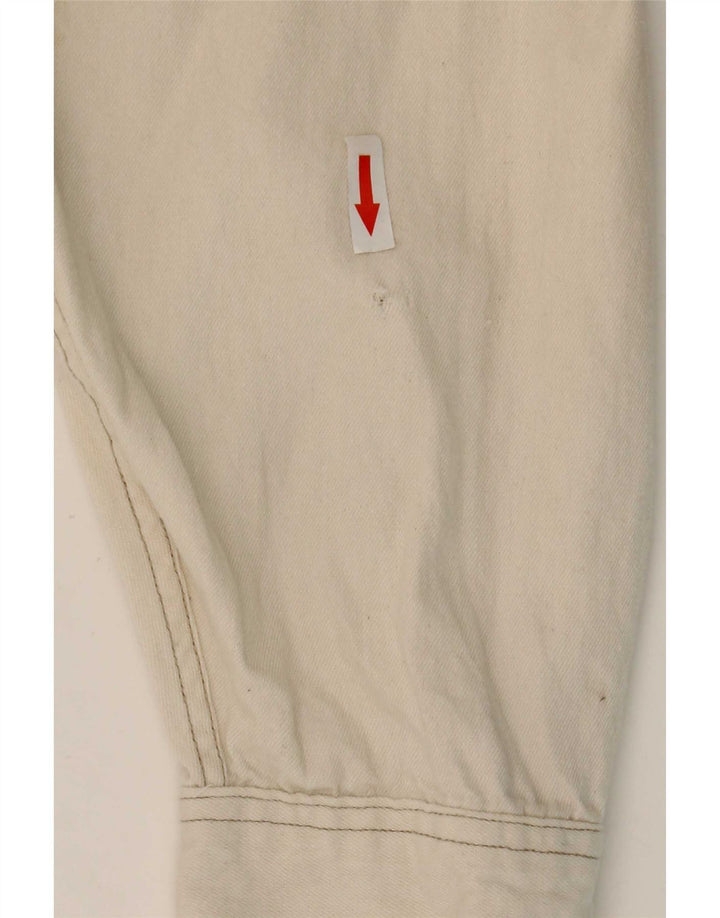 Lee Chemise en Jean Homme Large Blanc Cassé Coton