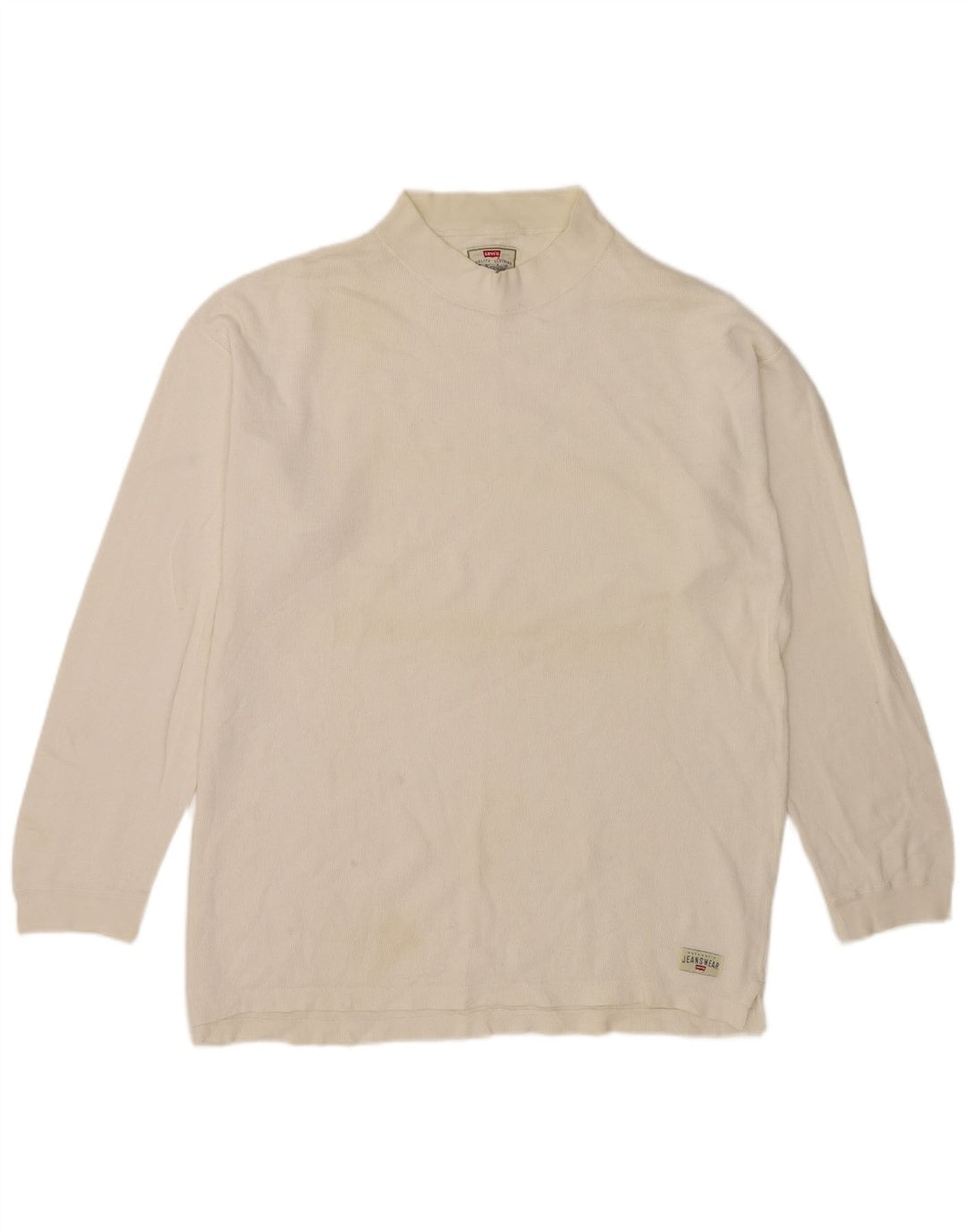 Levi's Haut à Manches Longues Homme Blanc Large