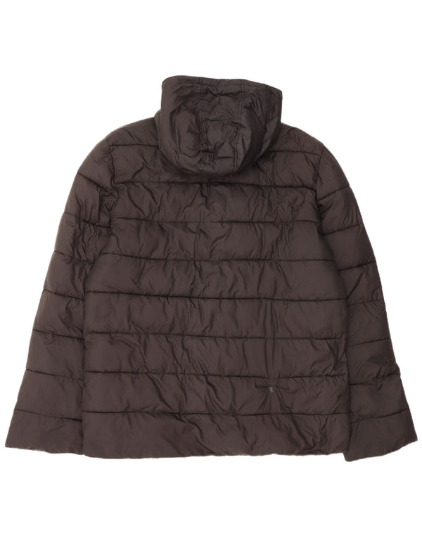 Lotto Veste matelassée à capuche pour homme UK 44 2XL Noir Polyester