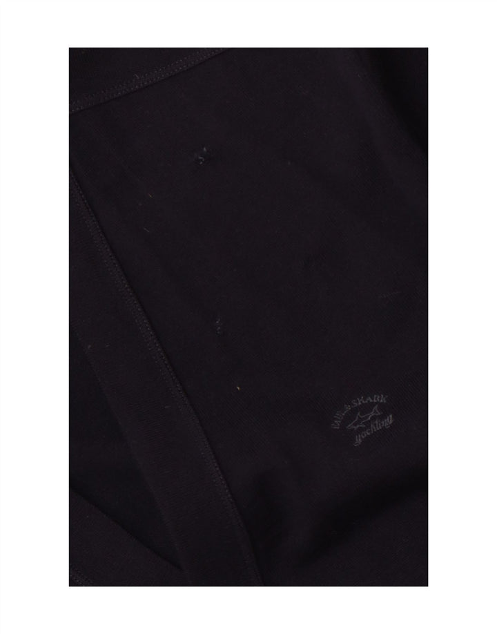 PAUL & SHARK Cardigan Homme Pull Large Bleu Marine Laine